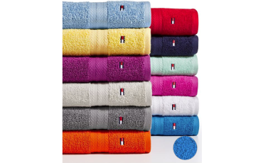 Tommy Hilfiger Home - All American II Cotton Bath Towel Collection (Swedish Blue)